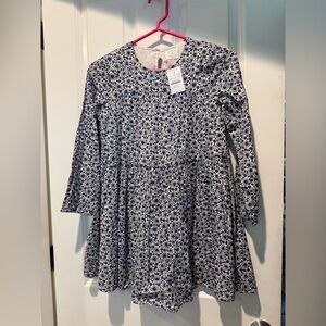 JCrew Crewcuts NWT Size 8 Floral dress girls blue lined